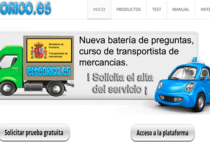 página web parahacer test del examen teórico del coche elteorico.es