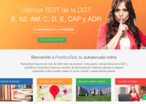 página web de practicatest autoesecuela online para hacer test para el examen teórico